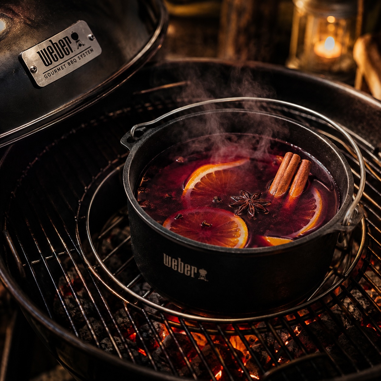 Glühwein vom Grill
