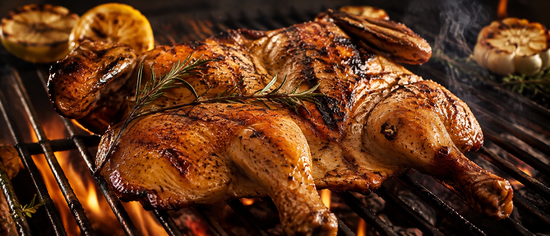 Saftiges Sulmtaler Huhn mit knuspriger Haut vom Grill