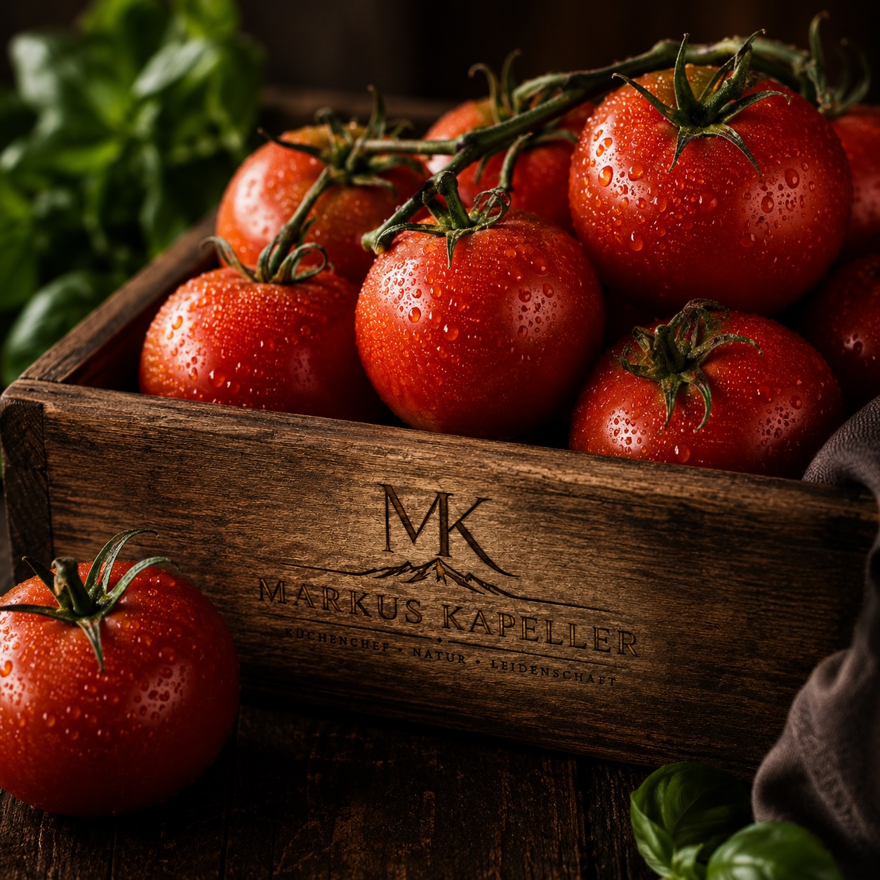 Frische Tomaten für Tomaten-Dashi