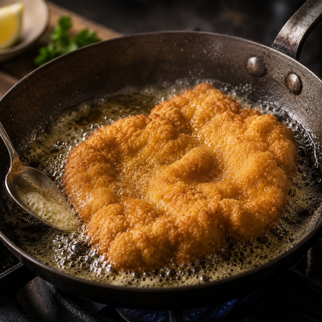Wiener-Schnitzel-soufflieren-Butterschmalz-Markus-Kapeller