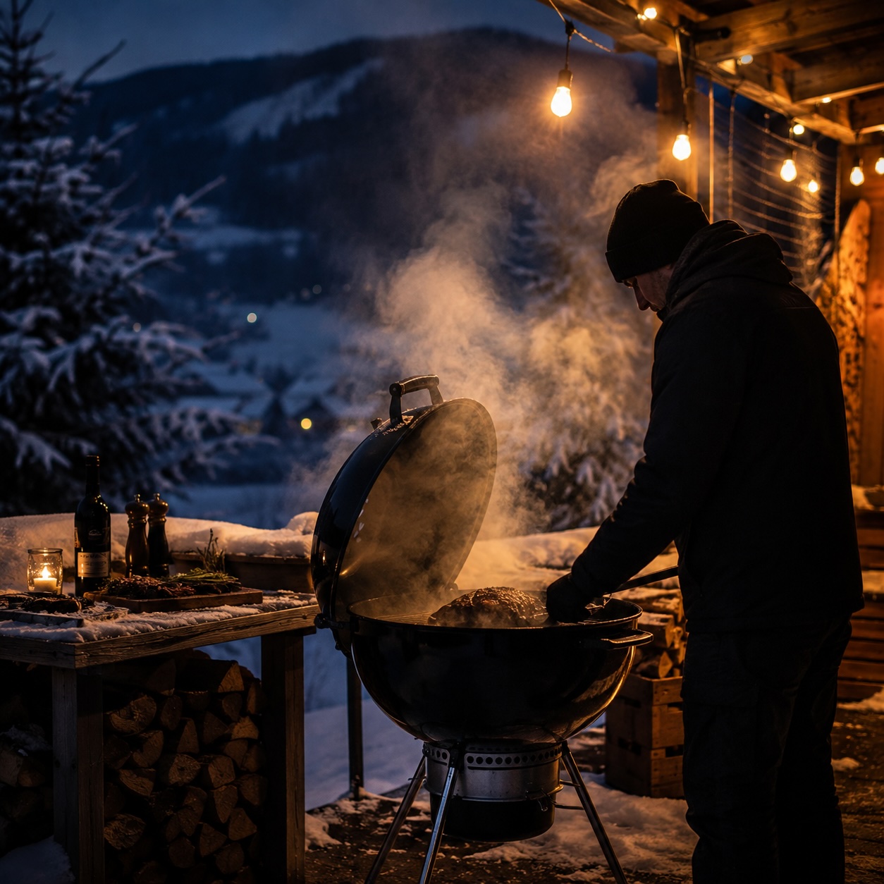 Glühwein vom Grill